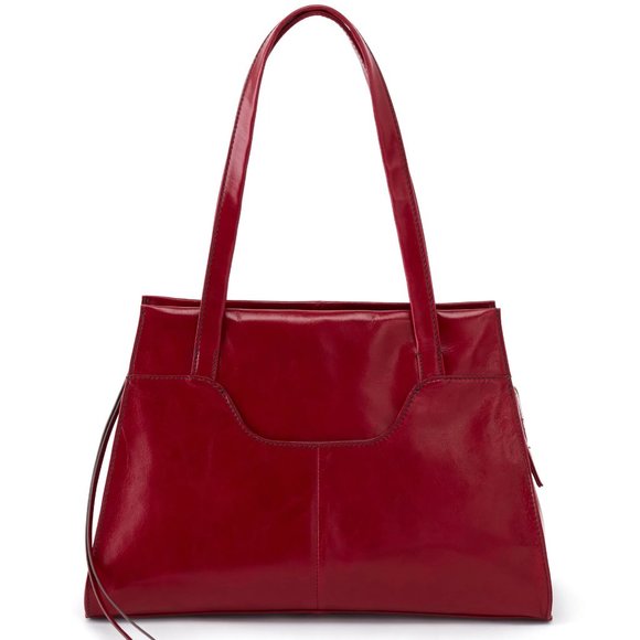 Handbags - NWT New Hobo Broker tote Cardinal Leather Retired Rare